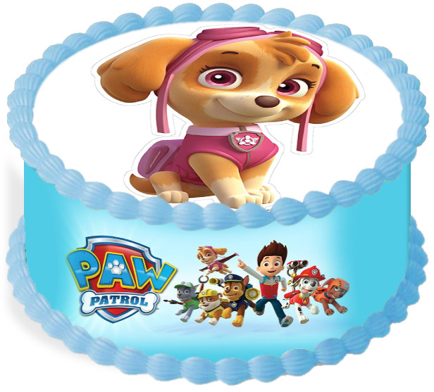 oplatek na dort 29 cm Tlapková patrola Paw Narozeniny