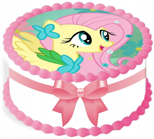 oplatek na dort 14 cm My Little Pony Narozeniny