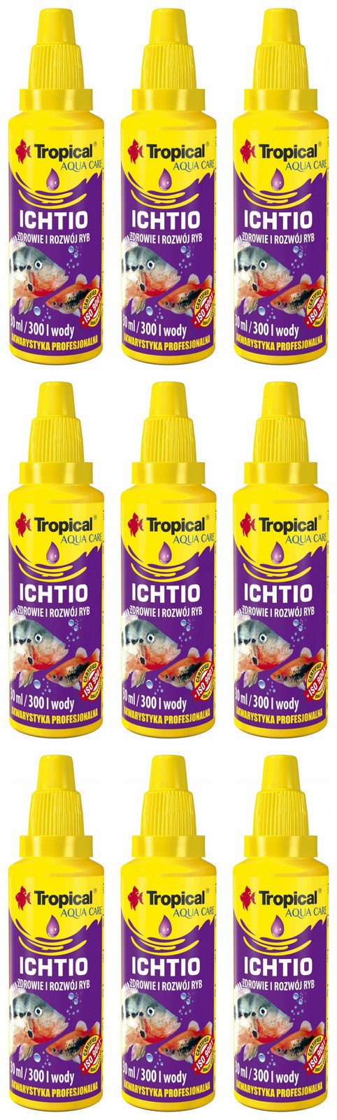 Tropical Ichtio Lék Na Neštovice Rybí 9x30ML
