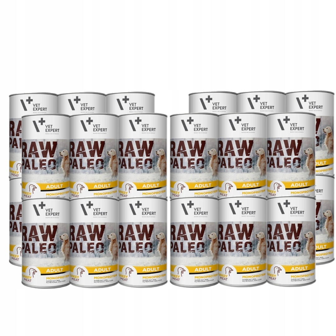 Vetexpert Raw Paleo Krůta 12x400g Krmivo Pro Psa