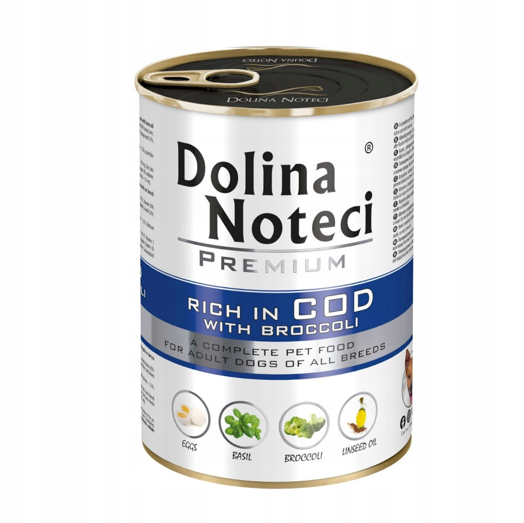 Dolina Noteci Premium Cod Treska s brokolicí 12x400g pro všechna plemena