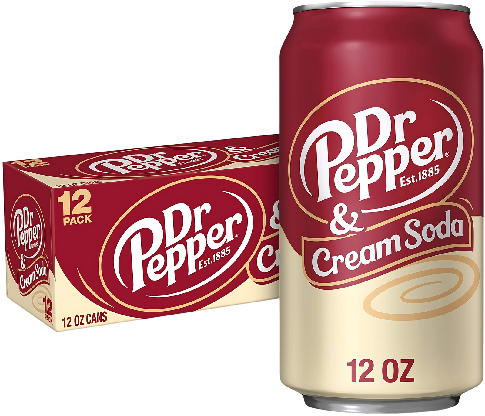 Dr.Pepper cream soda Usa 12×355ml