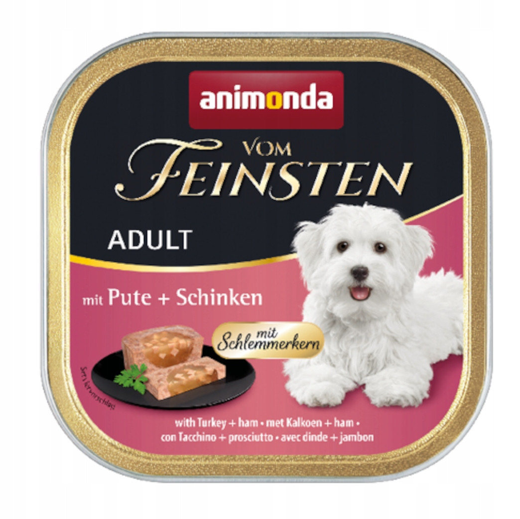 Animonda Vom Feinsten Gurmán Krůta se šunkou 12x150g Paštika