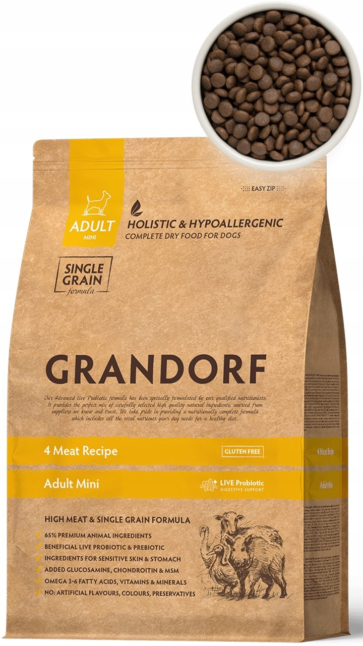 Grandorf 4 Meat Mini Breed 3 kg Dárek