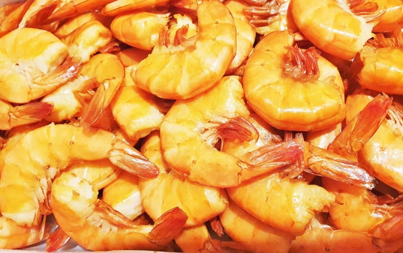 Uzené krevety bez hlavy s ocáskem 0,5 kg Rarytas