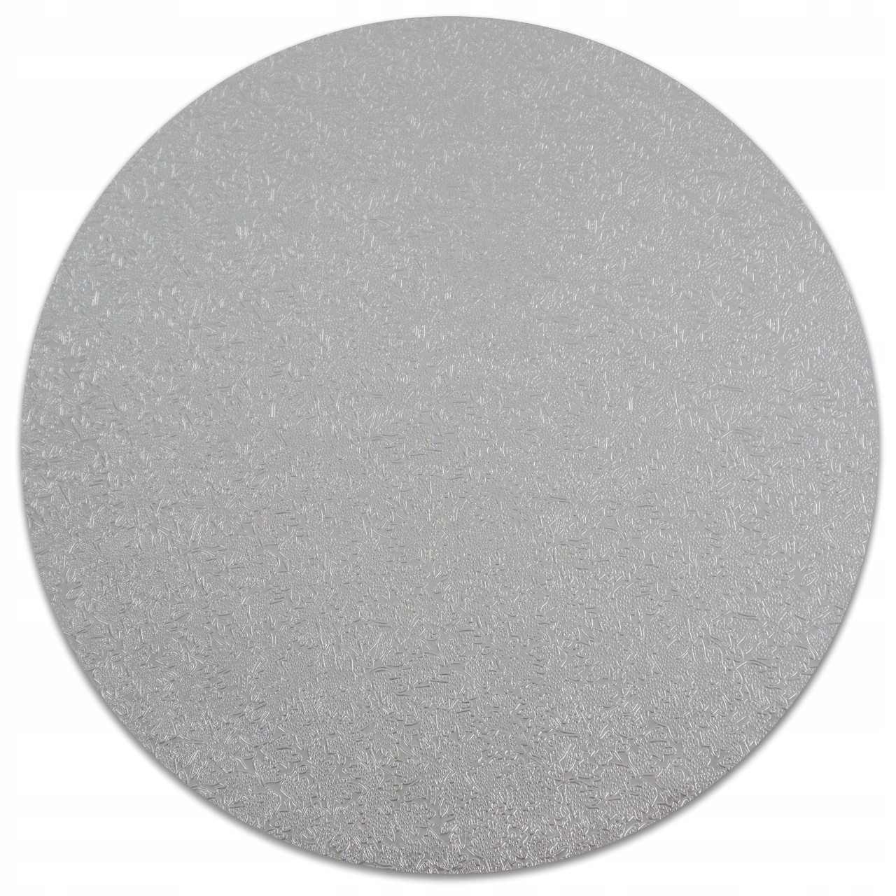 10x Podložka pod dort stříbrná 20 cm Silná Kulatý Odolná