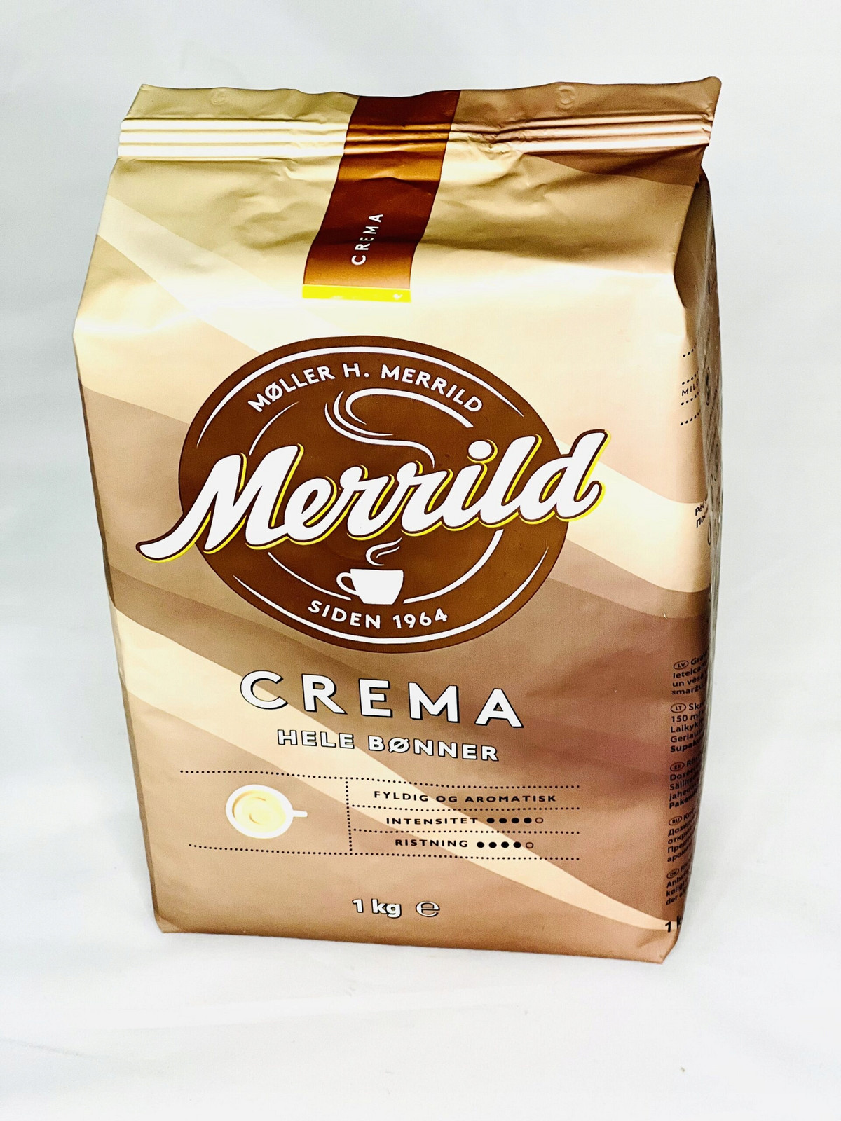 Káva Merrild Crema Hele Boller 1kg zrno