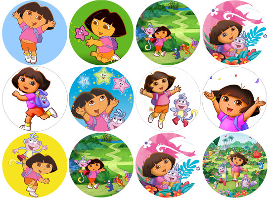 Poplatek Muffiny Dora a přátelé Narozeniny Party