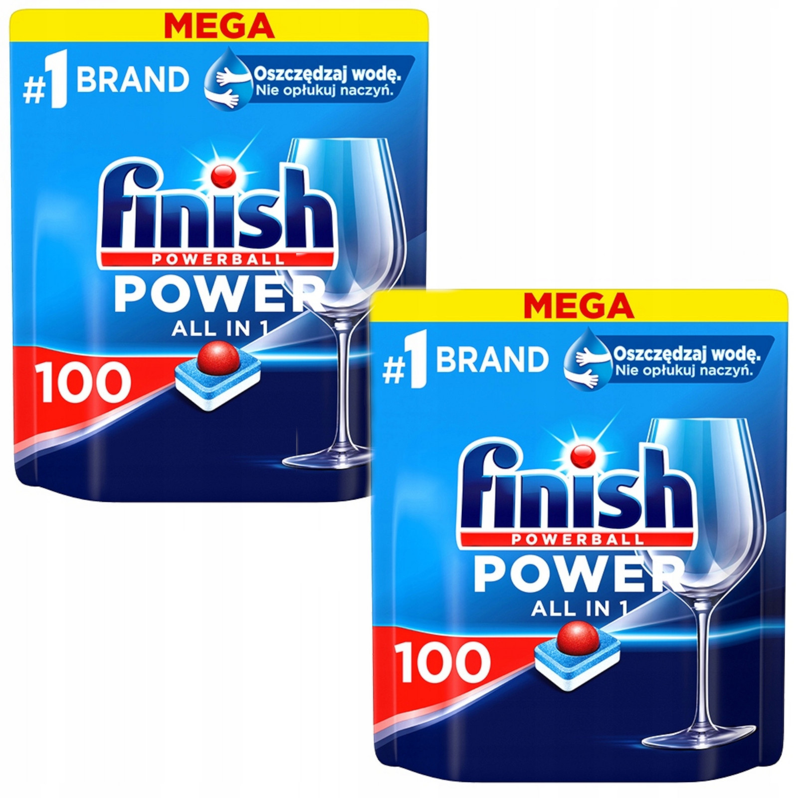 Tabletky Finish Power All In One do myčky nádobí 2x 100ks