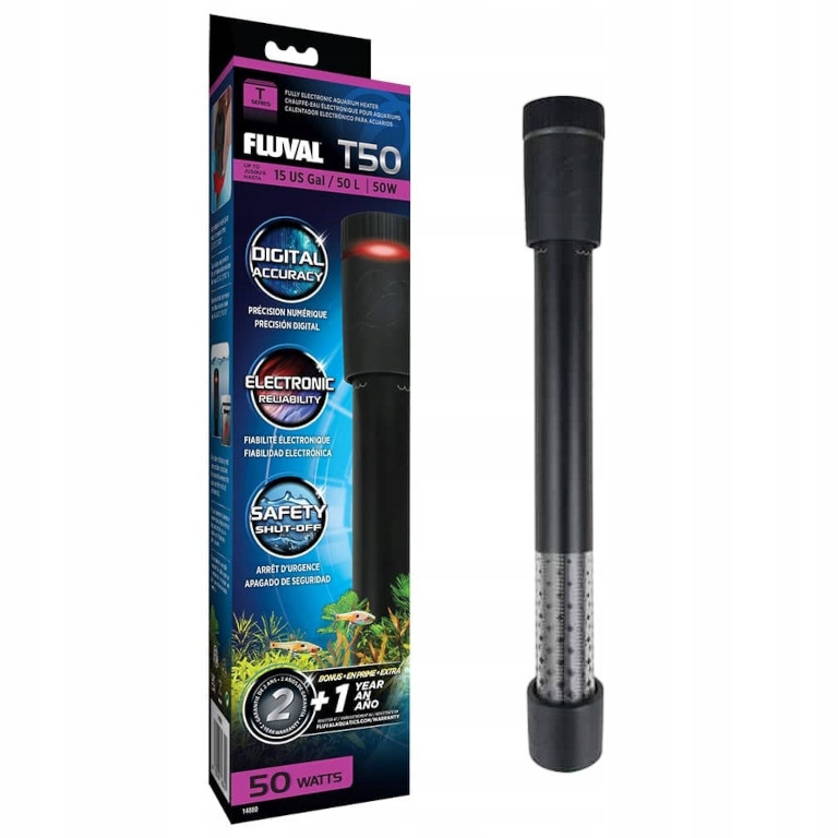 Fluval T50 Fully 50W akvarijní ohřívač