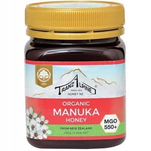 Manukový Med Mgo 550+ Bio 250 g Tranzalpine
