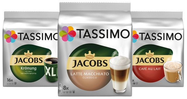 Tassimo kapsle Jacobs variační box 40 porcí