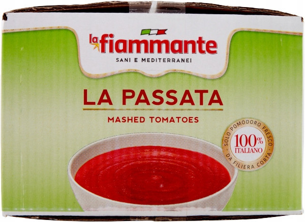 La Fiammante Passata 100% Italská Rajčata formát Horeca – 10 kg (2x5 kg)