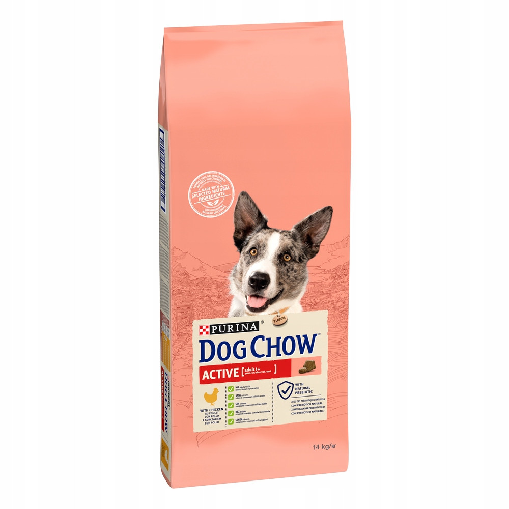 Purina Dog Chow Active Adult 14kg Suché Krmivo pro aktivní psy s kuřecím masem