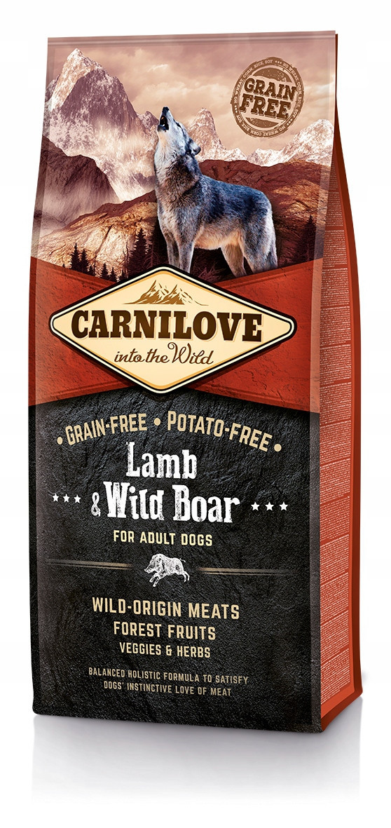 Suché krmivo psy Carnilove Lamb & Wild Boar pro dospělé 12 kg