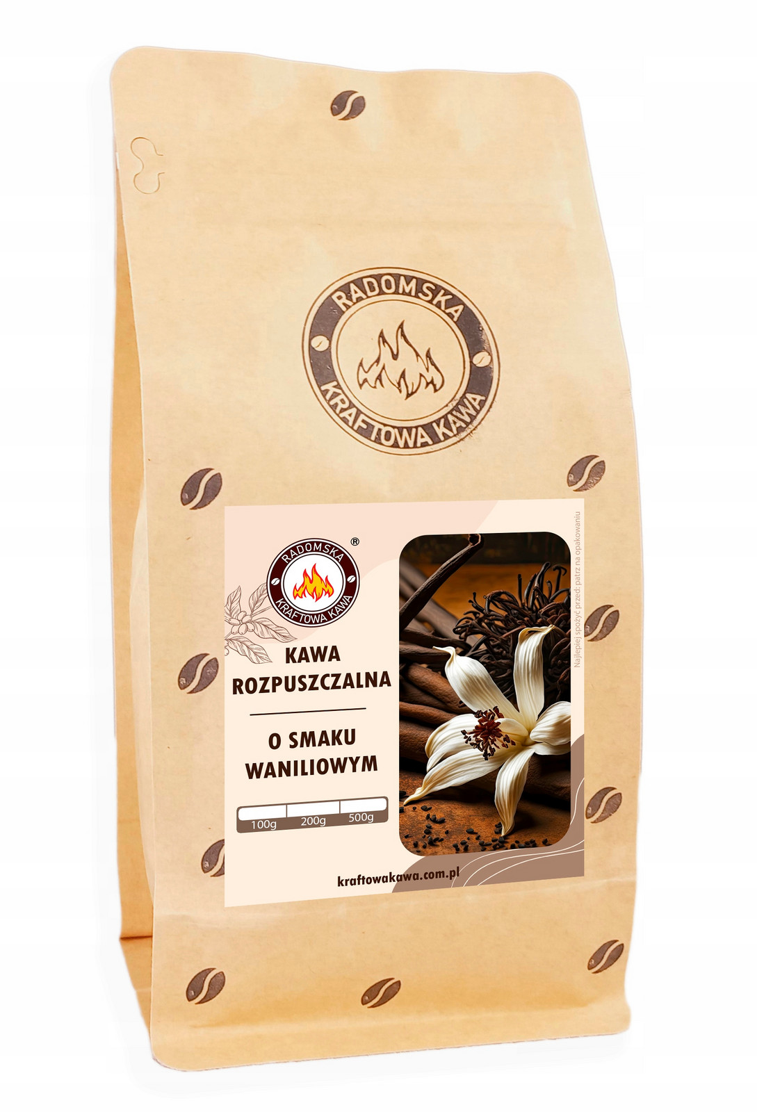 Káva rozpustná Vanilková 500g