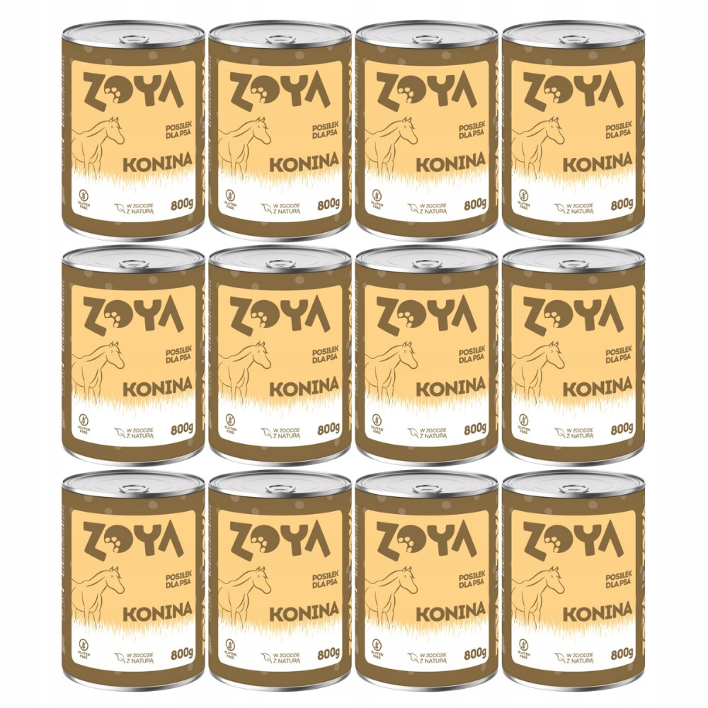 Vlhké krmivo pro psy Zoya Konina 6x800 g