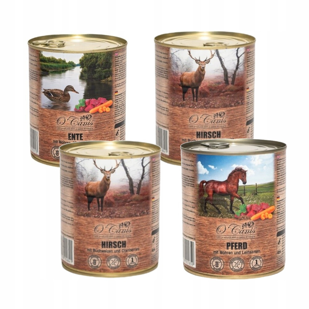 O'Canis konzerva pro psa, Jelen kaše 6x800g