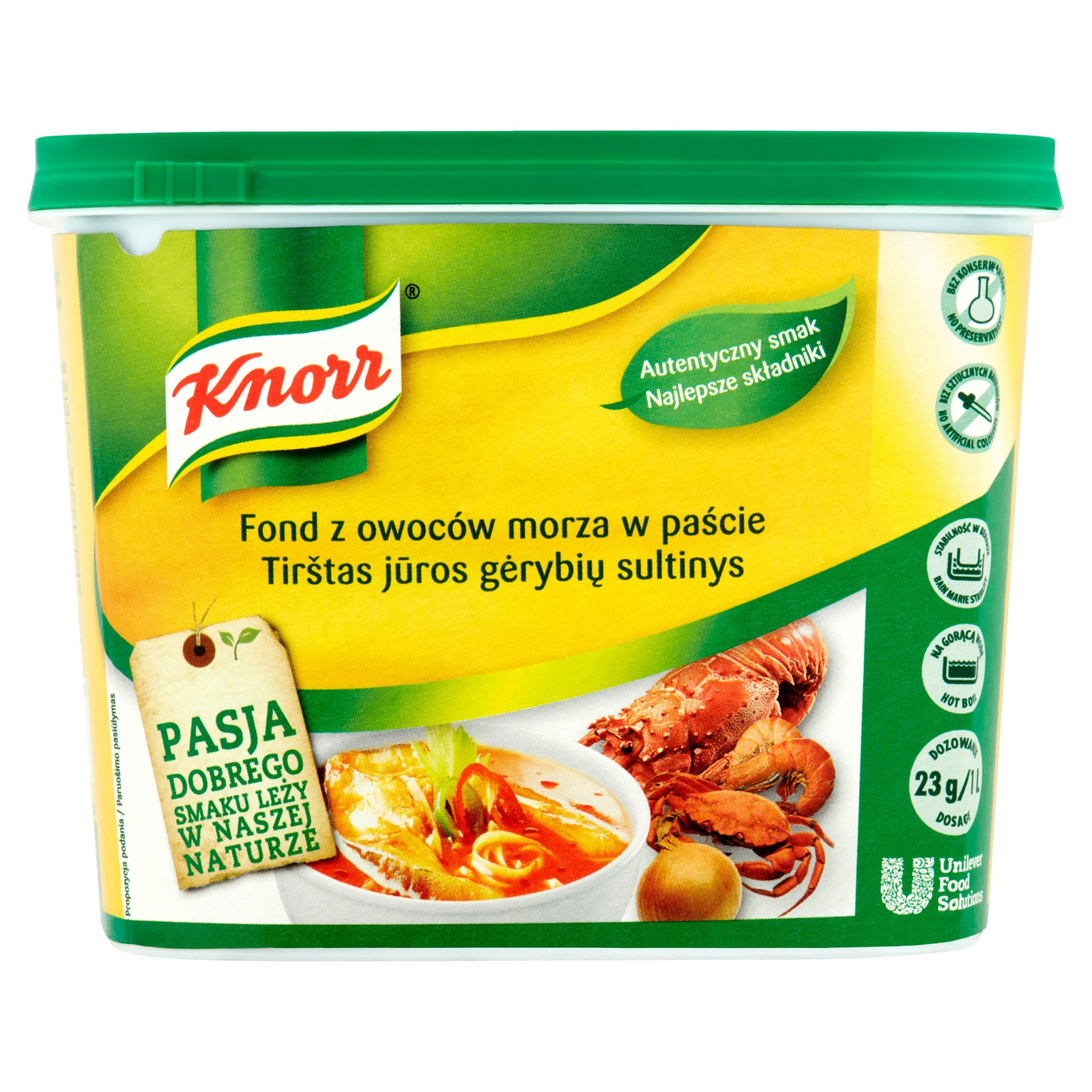 Fond z mořských plodů v pastě 1 kg Knorr