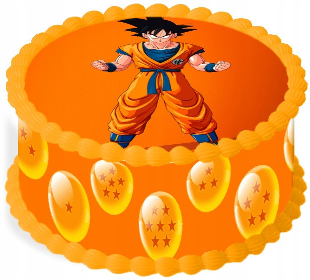 oplatek na dort 20 cm Dragon Ball Narozeniny Party