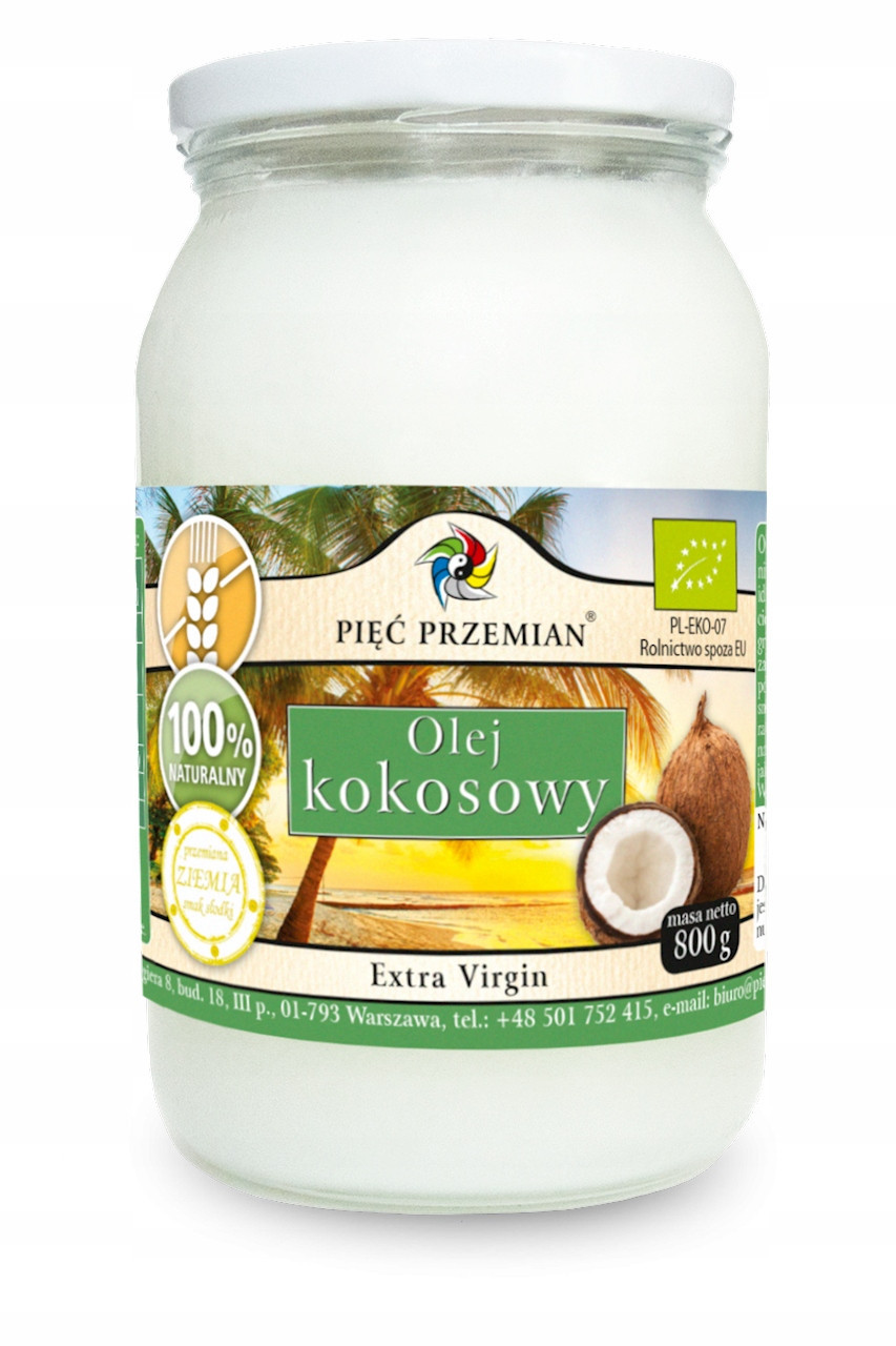 Kokosový Olej Bio Extra Virgin 800G Simpatiko