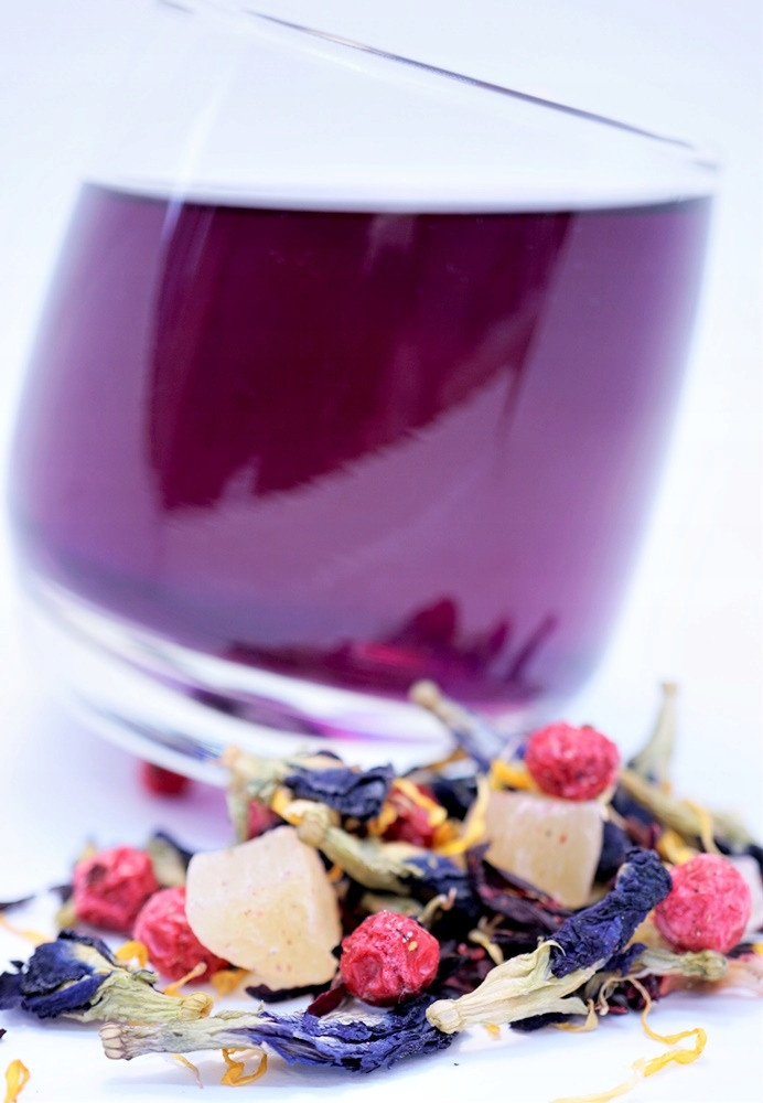 Purpurové Ostrovy 500 g čaj s Klitorií