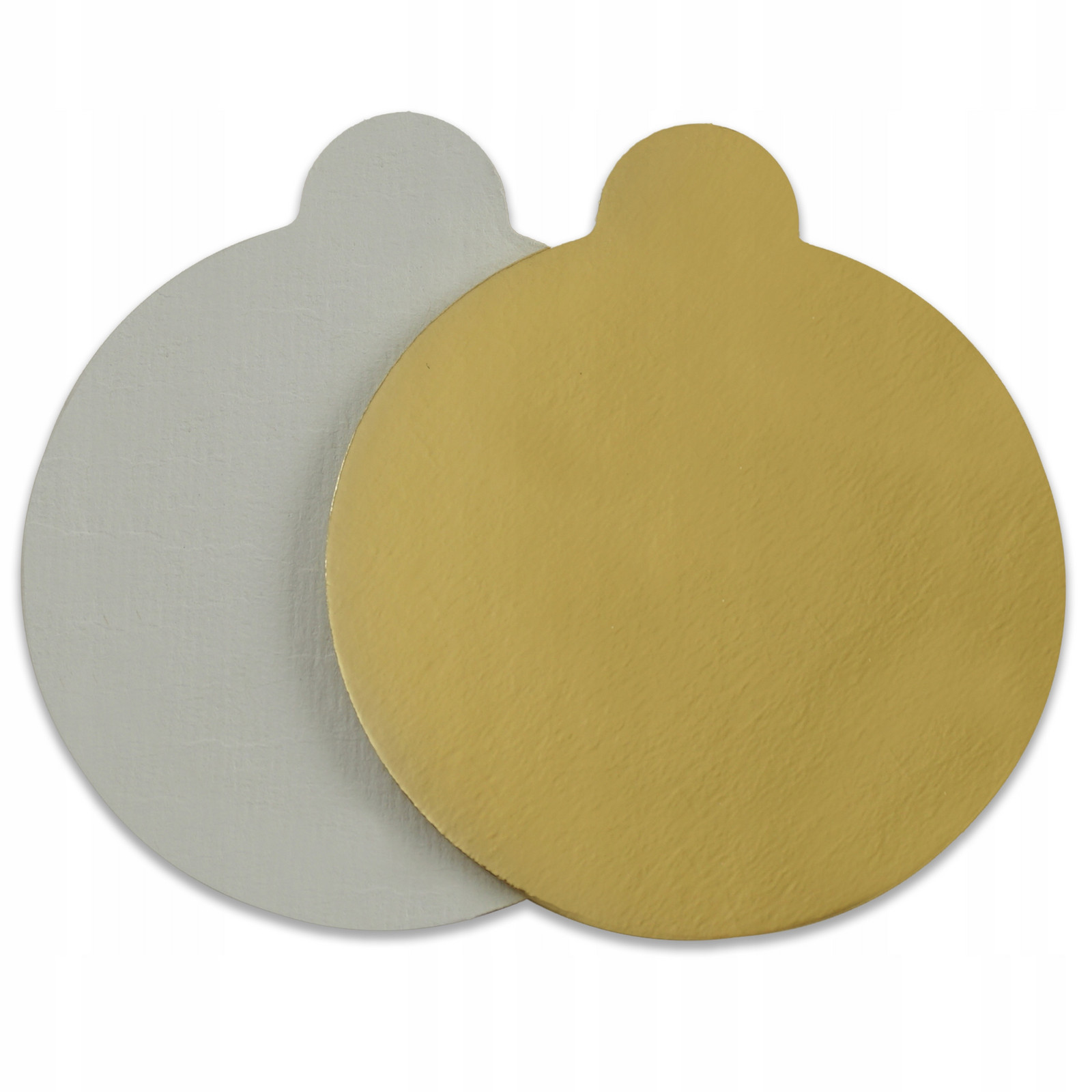 200 ks Podklad pod monoporce Bankovka 10 cm Zlatý hladký lem Kulatý