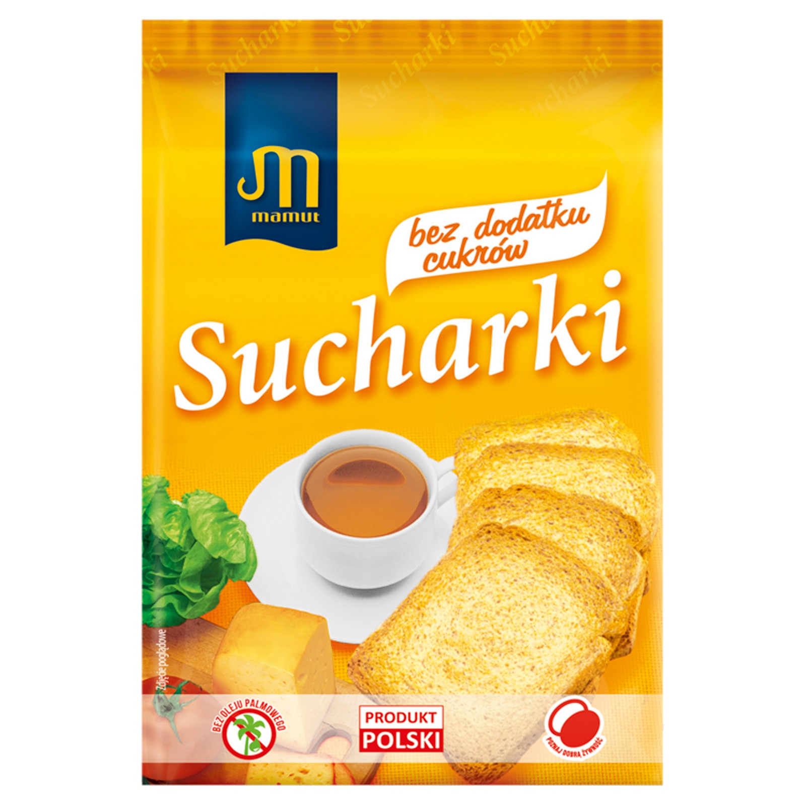 Suchárky Mamut bez přidaných cukrů 225 g