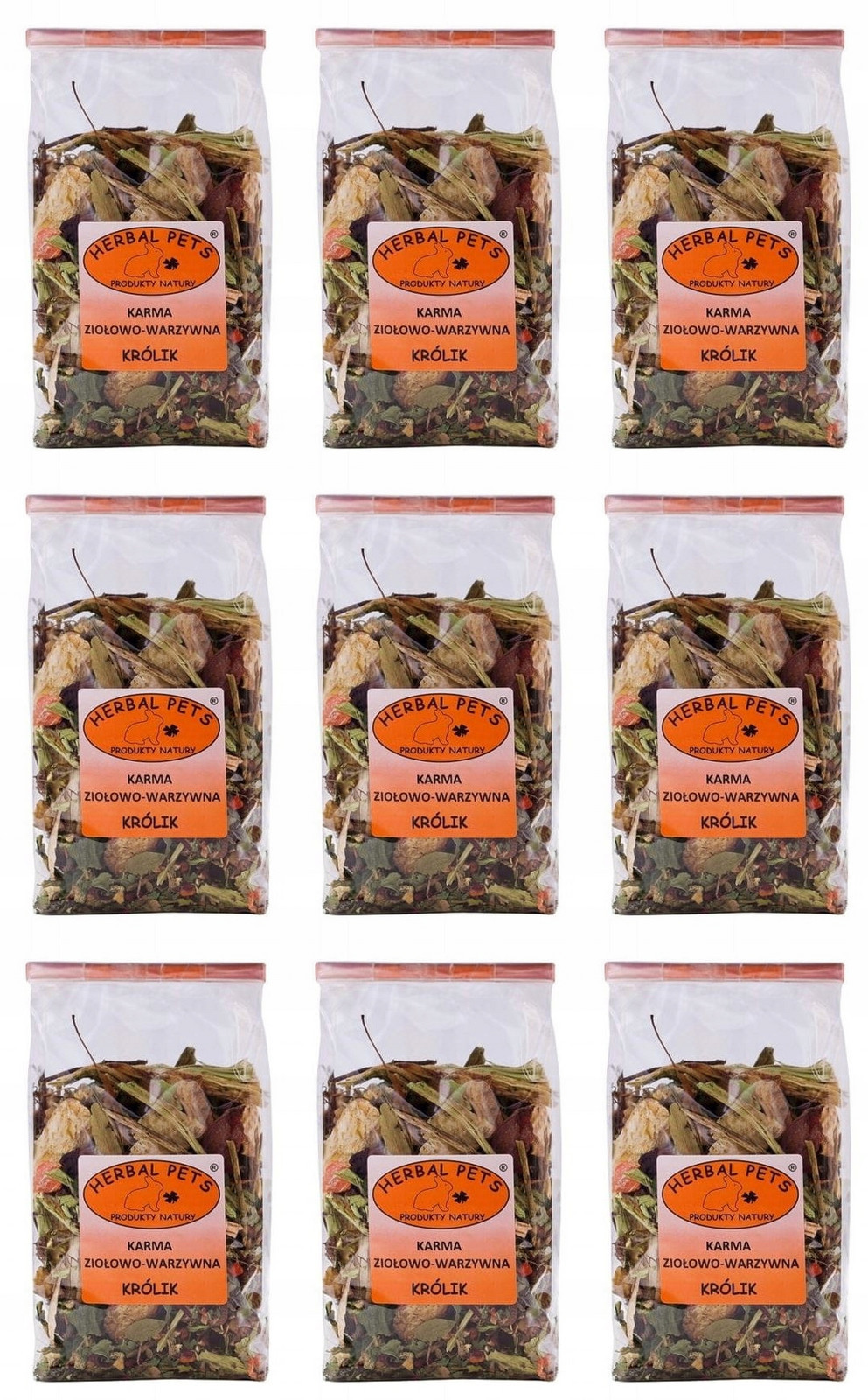 Herbal Pets Krmivo bylinně-zeleninový králík 9x150g