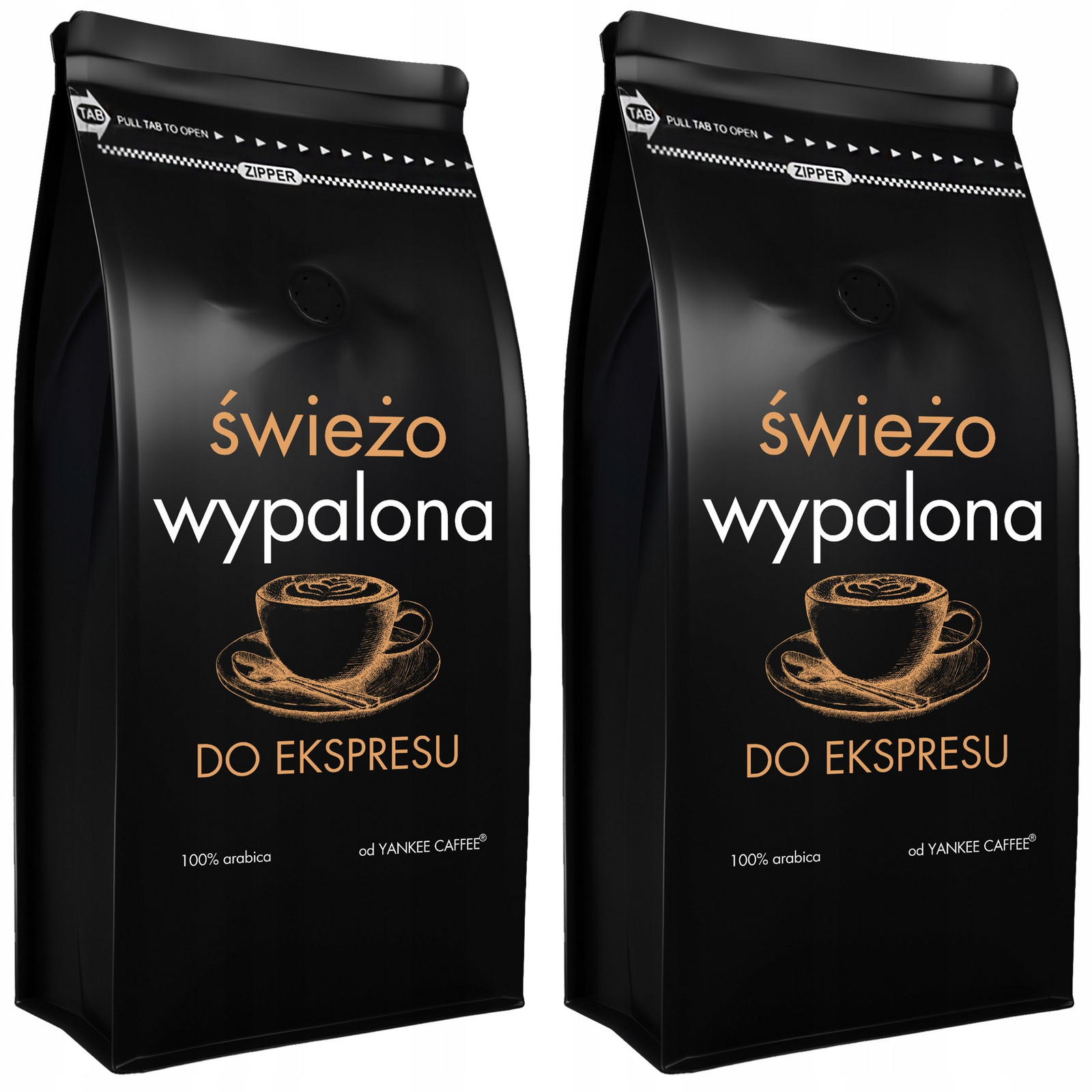Káva zrnková 100% Arabica Čerstvě Pražená Do Kávovaru (2x1kg)