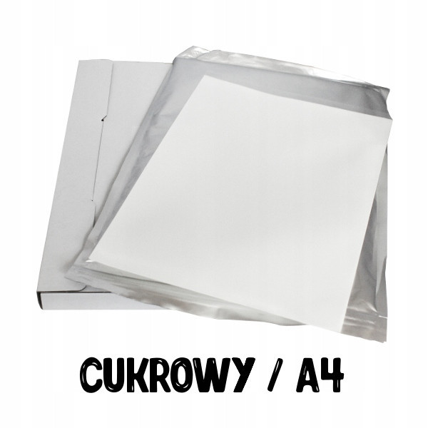 Cukrový Papír A4 Pro Potravinářskou Tiskárnu, 24 Kusů