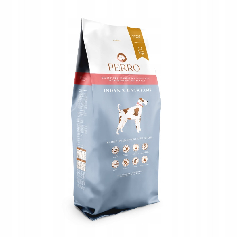 Perro Adult Indyk S Batáty 12 Kg