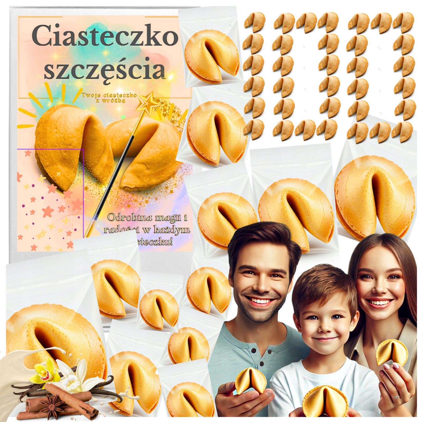 Čínské Sušenky Štěstí S Věštbou Kouzlo Osudu dárek 100