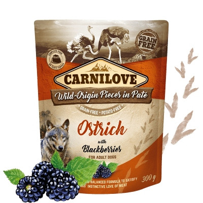 Carnilove Ostrich with Blackberries 12x300 g
