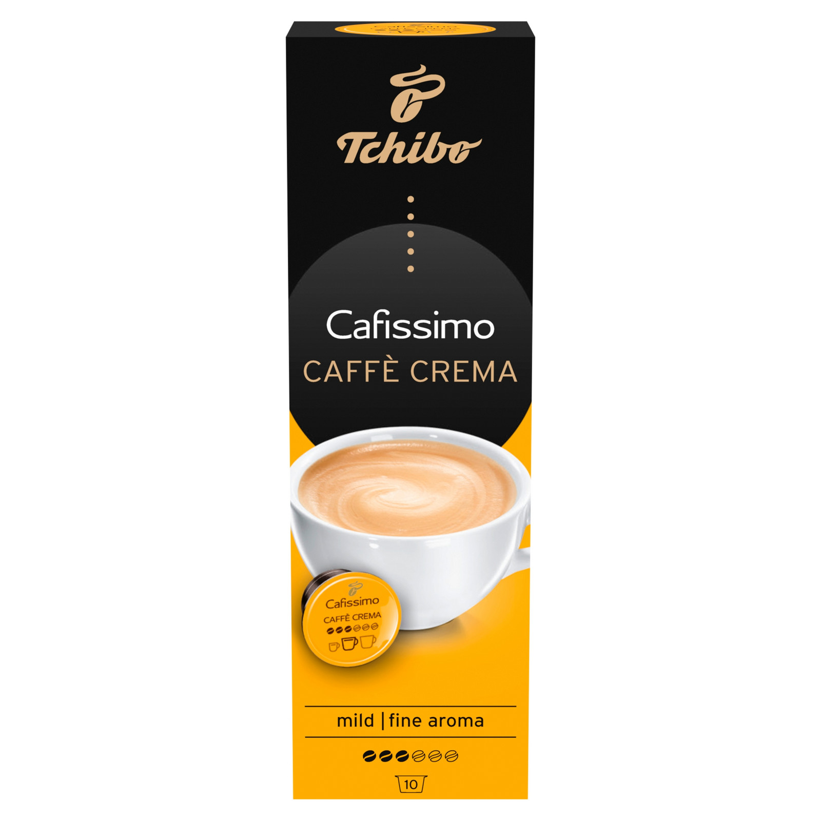 Kapsle pro Cafissimo Tchibo Cafissimo Caffe Crema 10 ks