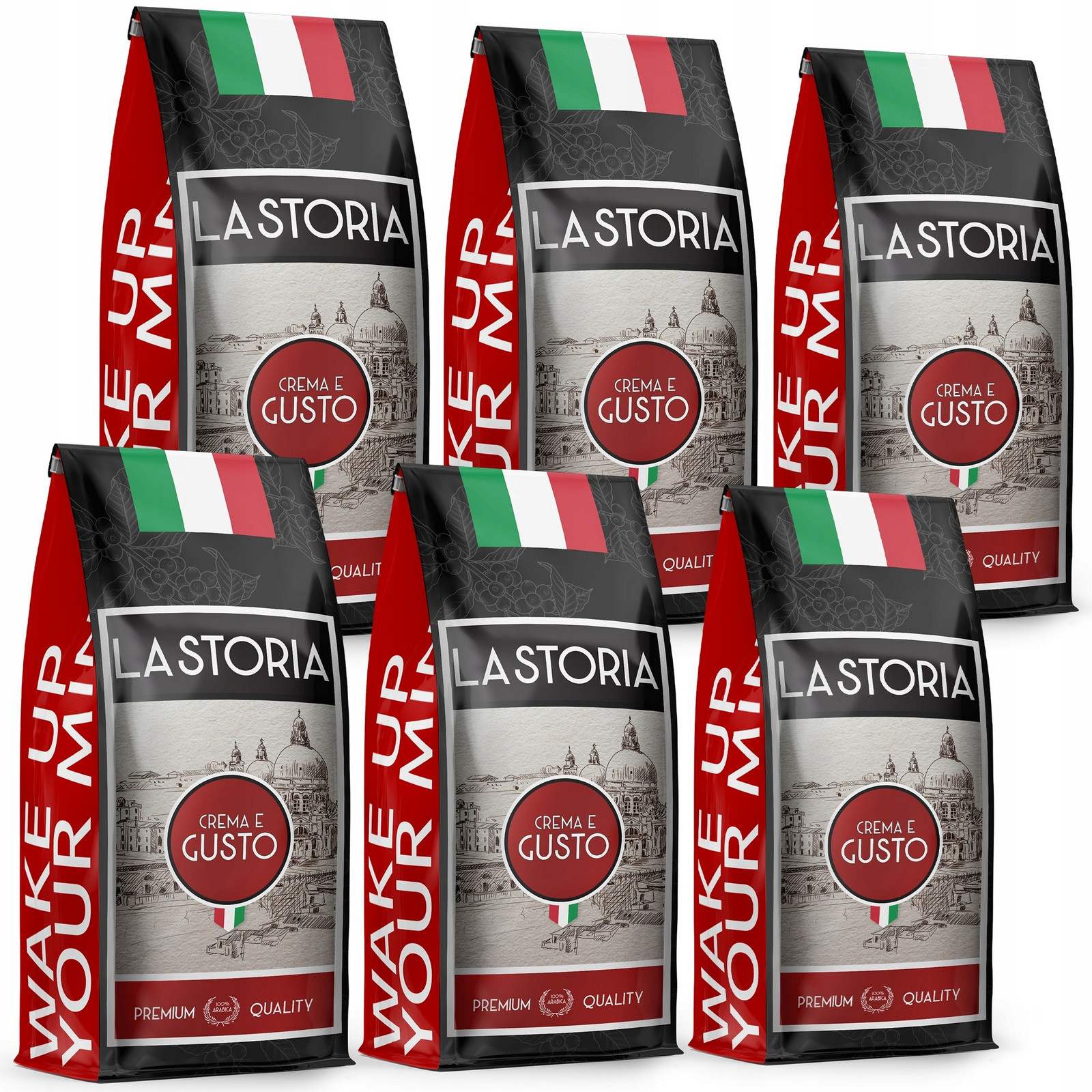 Káva Zrnková La Storia Crema E Gusto 6x1kg Čerstvě Pražená Blue Orca