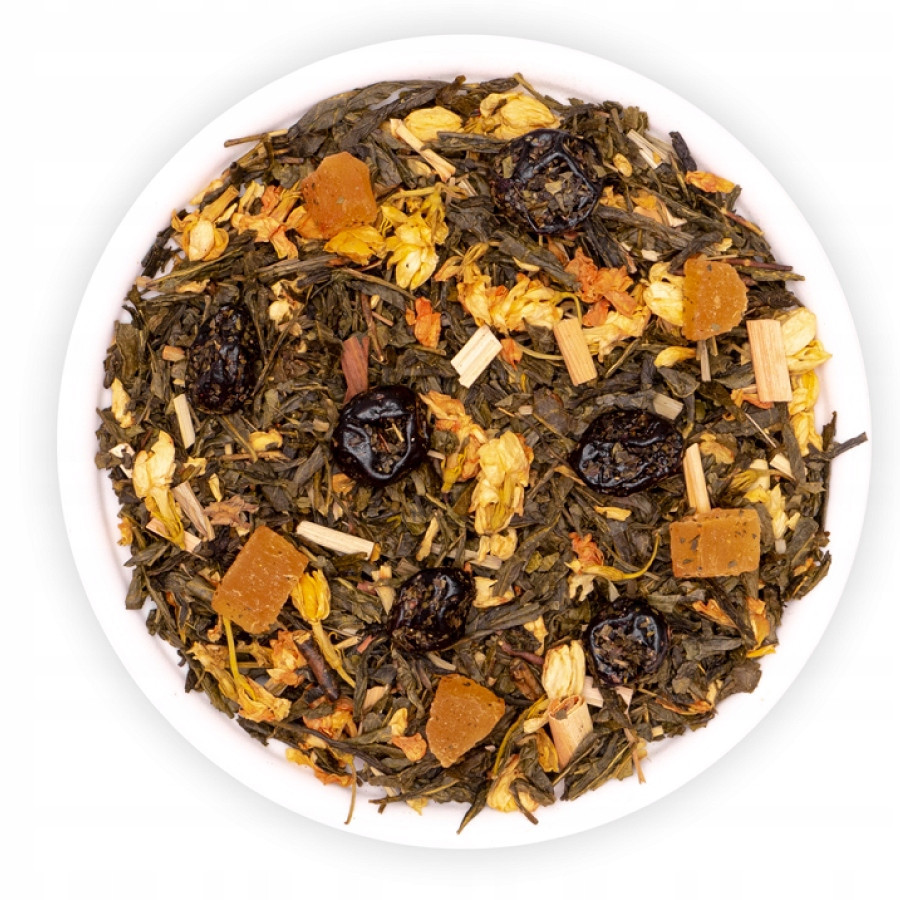 Čaj Zelený Listový Višeň Ananas Jasmín Urso Teaverso 500G