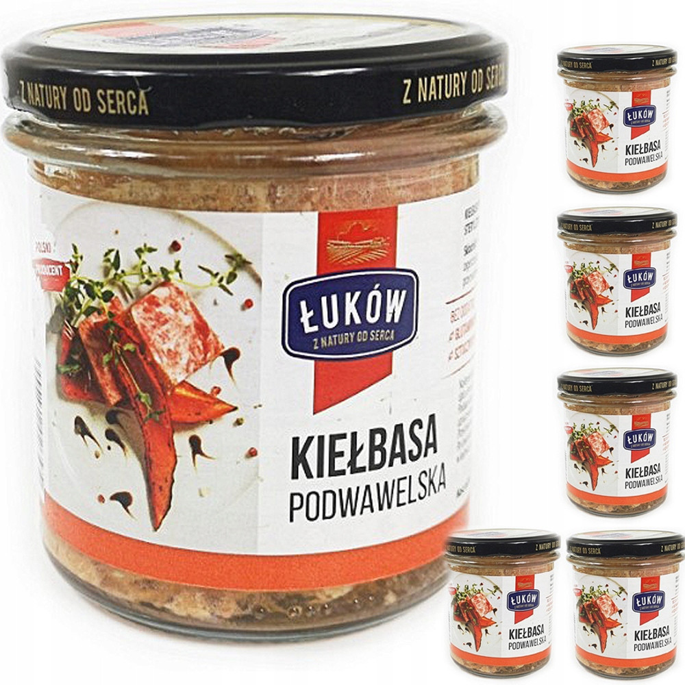 Podwawelská klobása Łuków dóza 6x 290g