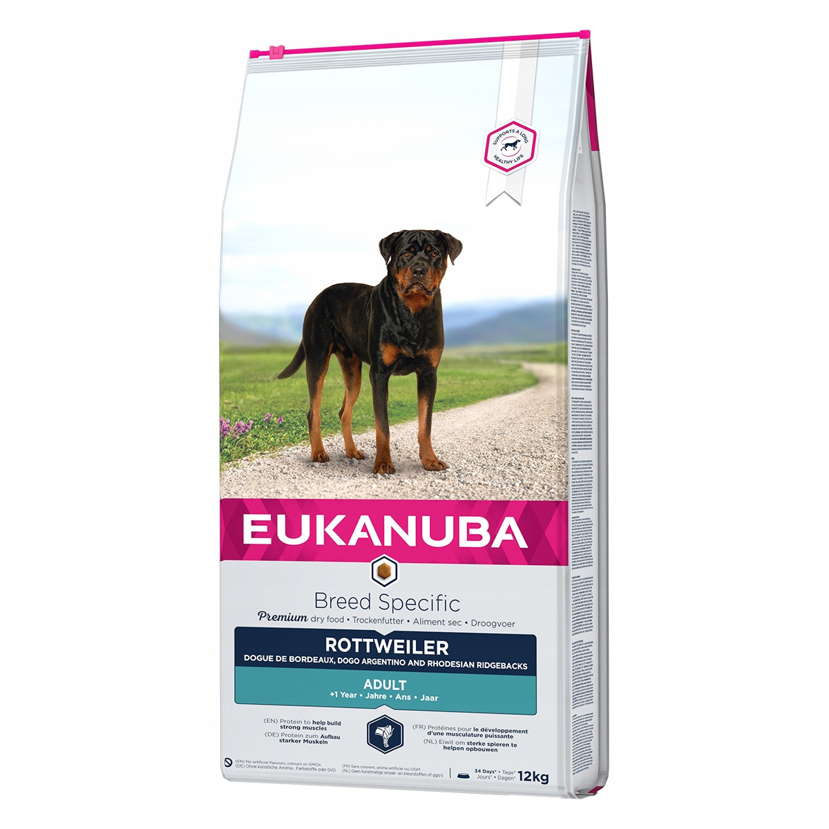 krmivo krmivo pro rotvajlera specifické pro dospělé Eukanuba pro dospělé 12 kg