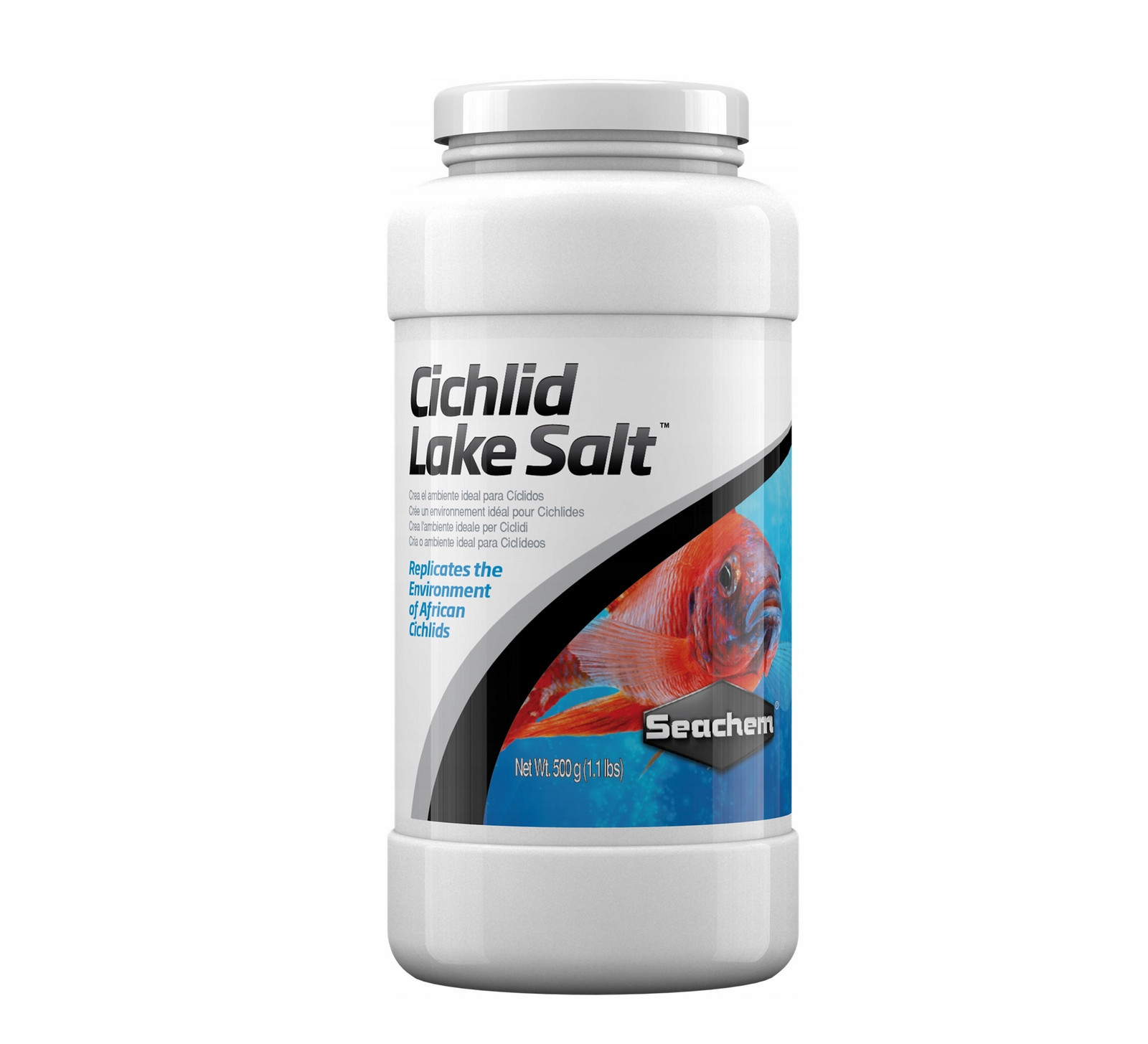 Seachem Cichild Lake Salt sůl pro cichlidy 500g