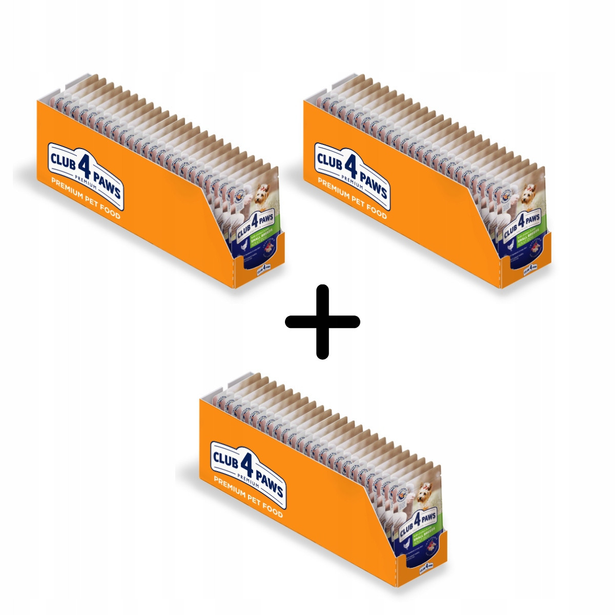 48+24-100 g Club 4 Paws Premium vlhké krmivo pro psy malých plemen kuře