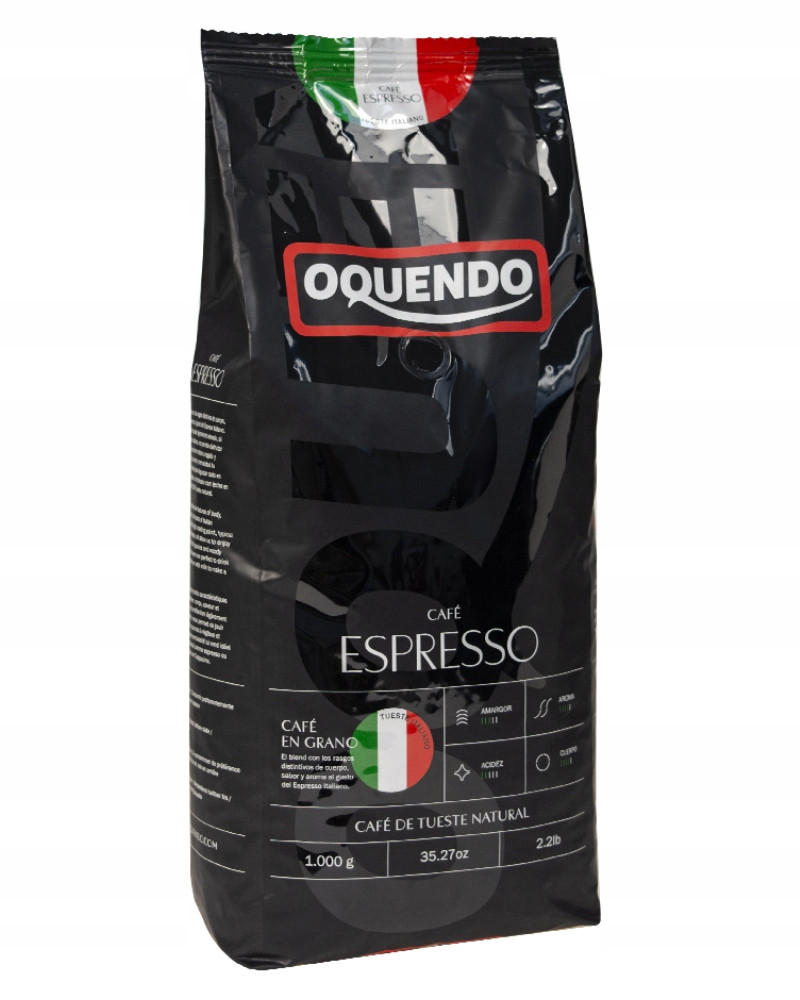 Káva zrnková Oquendo Espresso Italiano 1 kg Dárek videokniha