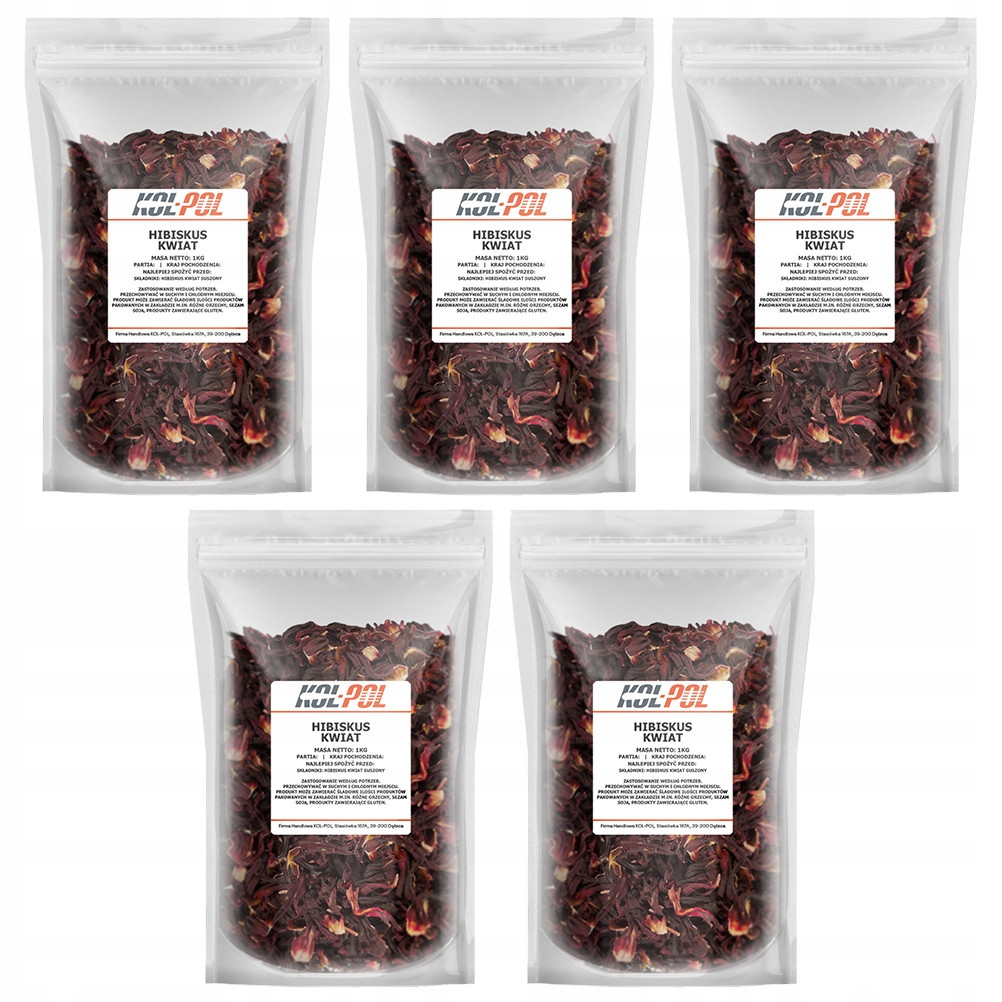 Hibiskus 5kg Sušený ibiškový květ malva