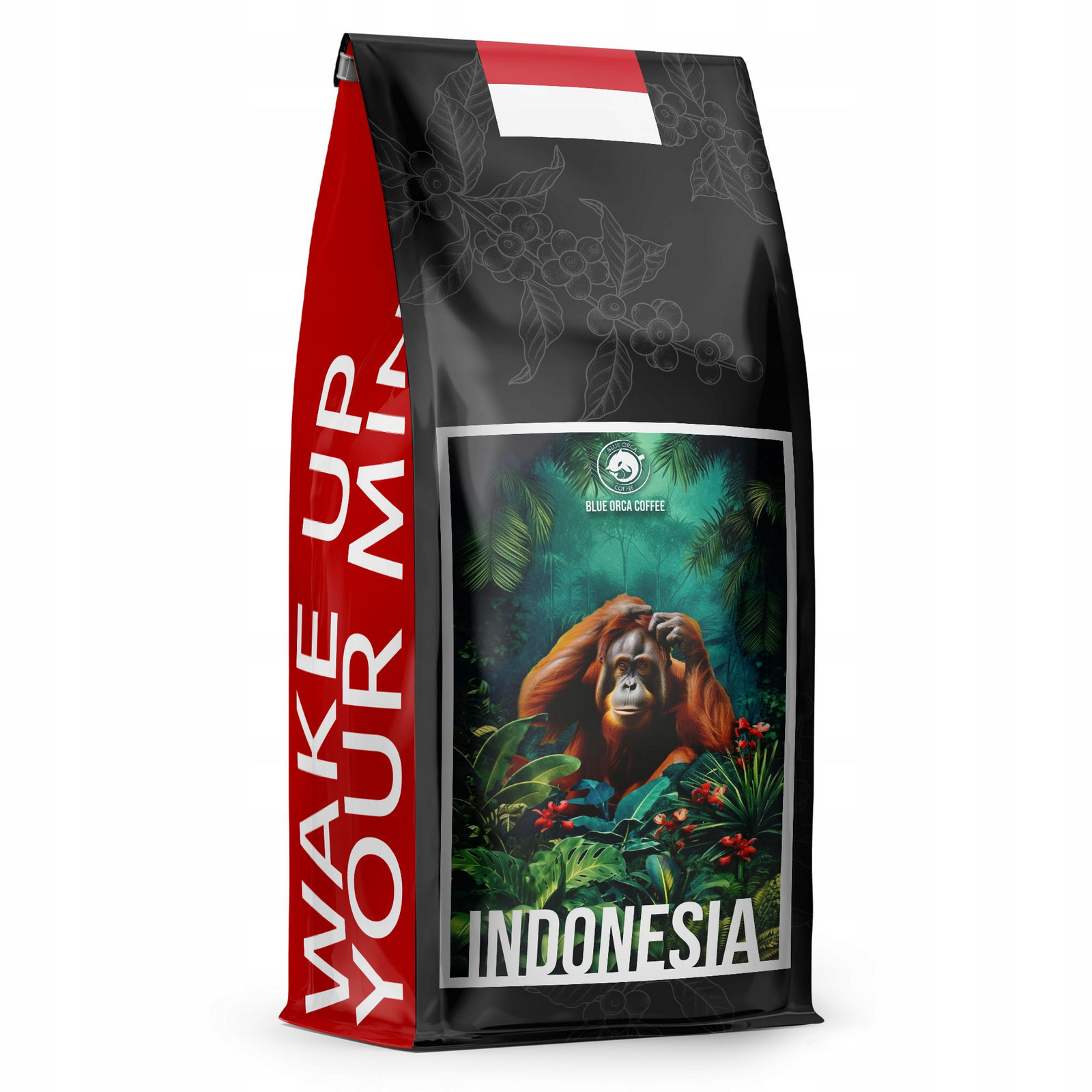 Káva Zrnková Indonésie 500g Čerstvě pražená 100% Arabica Blue Orca Coffee