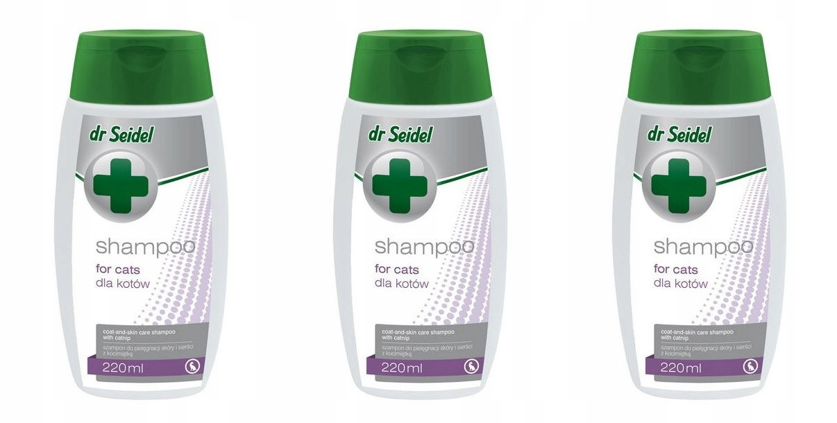 Šampon pro kočky Dr Seidel 3x220 ml