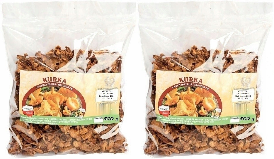 Kurka Krájená Lux 10kg Polsko Atest 2024 Nová Sklizeň sušené houby