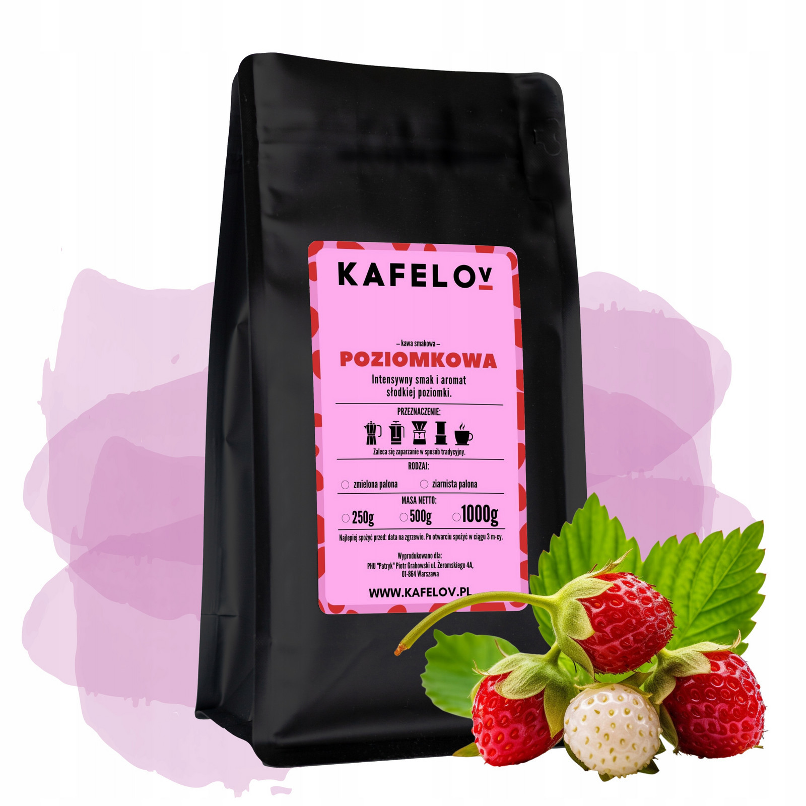 Káva Kafelov ochucená 1000G mletá