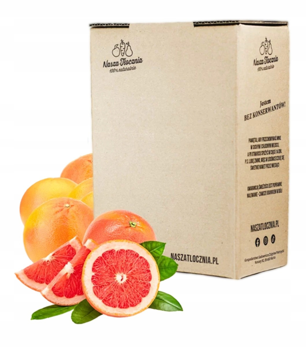 Nasza tłocznia Šťáva 100% Grapefruit Červená Fit 5L