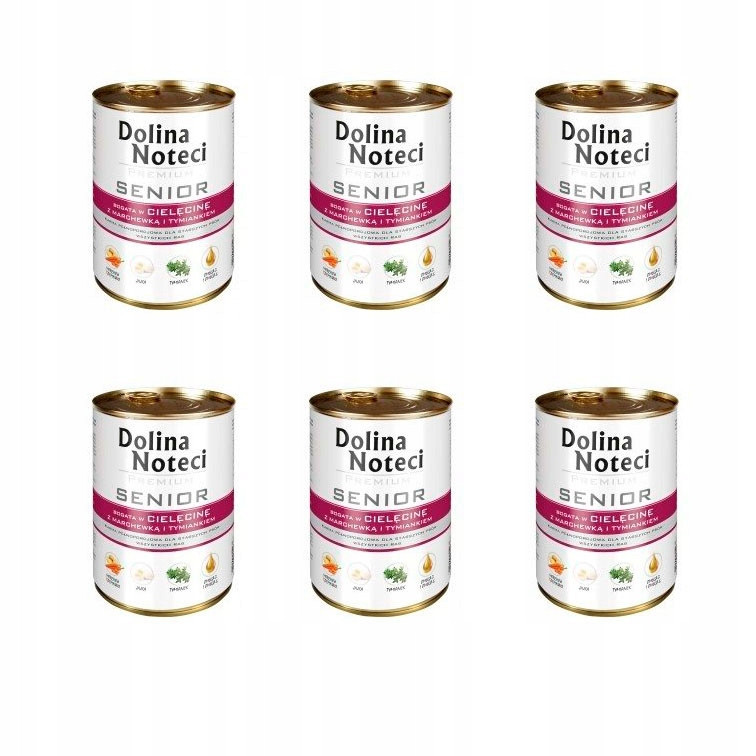 Dolina Noteci Senior bohaté na telecí maso 400 g