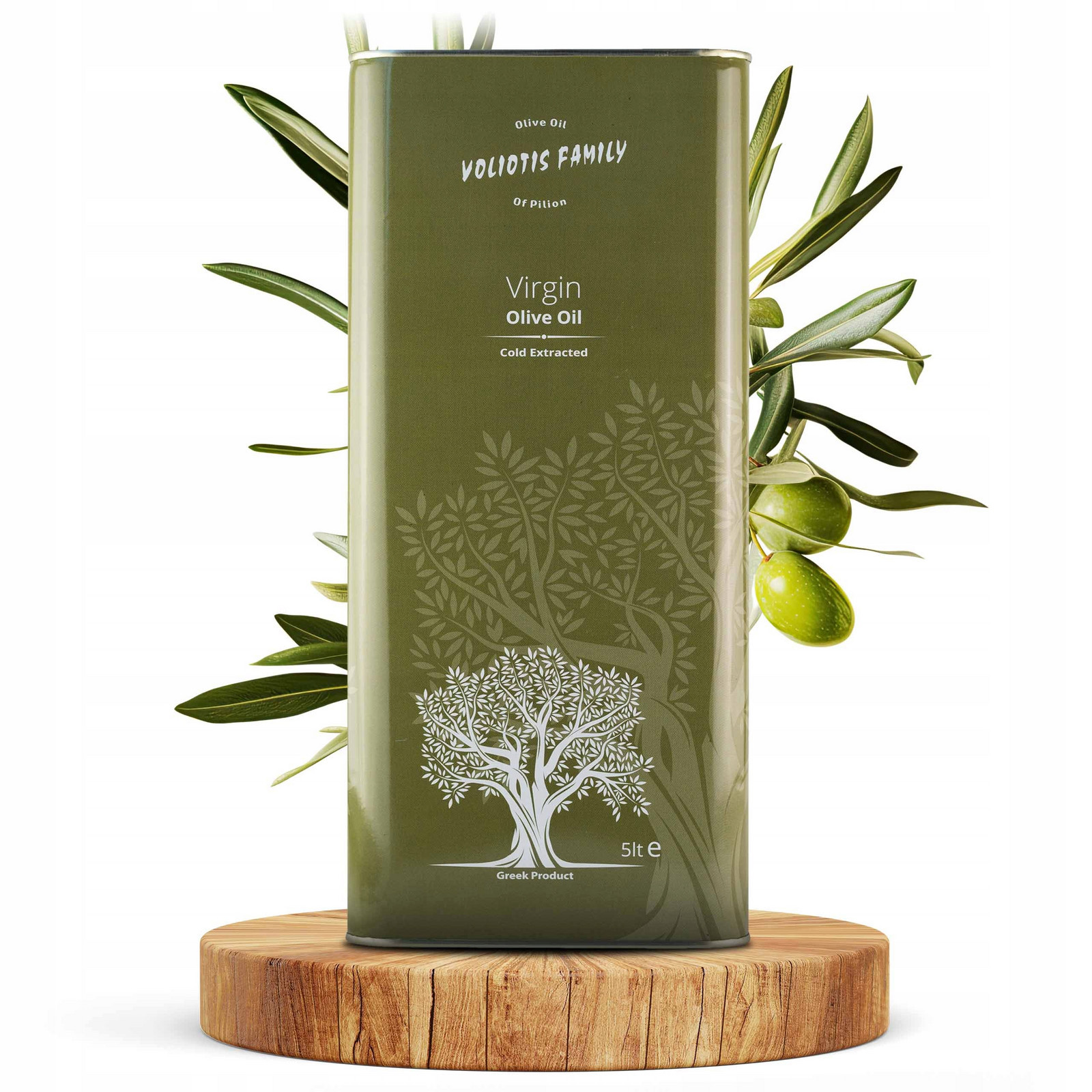 Olivový olej 5 l Virgin pravý Řecký, velmi jemný, Sbírka 2024/25